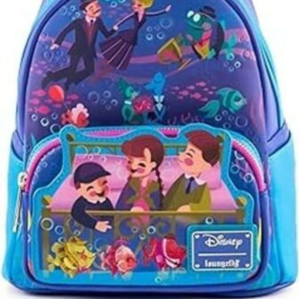 Loungefly Disney Bedknobs and Broomsticks Beautiful Briny Ballroom Backp…